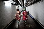 Hospitalsklovne som disse gør deres bedste for at muntre syge børn op. 

   Arkivfoto Joachim Adrian