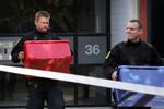 Politiet fotograferet i 2017 under en ransagning i Brøndby Strand i forbindelse med dronesagen.  Foto: Jens Dresling/POLFOTO