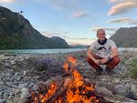 Peter Saager Kjærbye har stiftet vandrefirmaet VandreEventyr sammen med tre venner. De arrangerer ture i Norden til for eksempel nationalparkerne Dovrefjell og Jotunheimen i Norge og Skåneleden i Sverige Foto: Privat