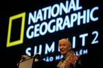 National Geograhic holder årlige topmøder eller konferencer. I 2017 deltog den berømte, britiske primatolog, etolog og antropolog, Jane Goodall.
     Foto: Rafael Marchante/Ritzau Scanpix