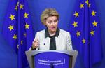 EU-Kommissionens formand, Ursula von der Leyen, præsenterer onsdag skitsen til den store klima- og miljøaftale for EU - Den Europæiske Grønne Aftale - som regeringer over hele Europa har ventet på. Foto: Francois Lenoir/Ritzau Scanpix