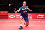 I begge sine kampe i Guangzhou har Viktor Axelsen tabt 2-1.
   Foto: Str/Ritzau Scanpix