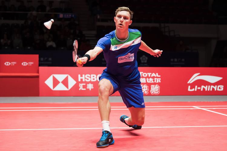 I begge sine kampe i Guangzhou har Viktor Axelsen tabt 2-1.
   Foto: Str/Ritzau Scanpix