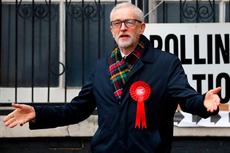 Labours leder, Jeremy Corbyn, erkender, at valget har været skuffende. Foto: Tolga Akmen/Ritzau Scanpix