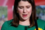 Liberaldemokraternes leder, Jo Swinson, tabte sit sæde med blot 149 stemmer. Efterfølgende meddelte hun, at hun stopper som formand. Foto: Gonzalo Fuentes/Ritzau Scanpix