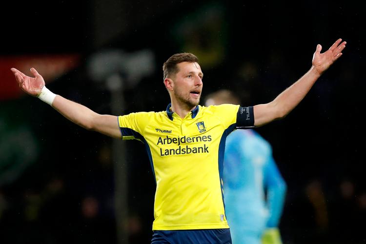 Brøndbys Kamil Wilczek havde scoret i sine foregående seks kampe på stribe, men kunne ikke få bolden i nettet mod Hobro.   Foto: Jens Dresling/POLFOTO