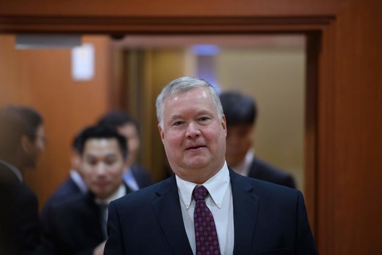 Særlig udsending til Nordkorea, Stephen Biegun, mener, at Nordkoreas seneste kommentarer var unødvendige, men rækker samtidig hånden ud. Foto: Ed Jones/Ritzau Scanpix