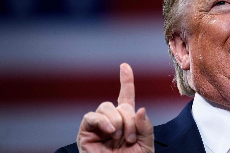 Efter weekendens meldinger ser det ud til, at republikanerne kommer til at bakke deres præsident op under den ventede rigsretssag.
   Foto: Brendan Smialowski/Ritzau Scanpix