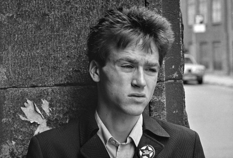 Michael Strunge ses her på et billede fra 1980.    Foto: Morten Langkilde/POLFOTO