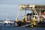 Rørlægningsarbejde ved den kontroversielle russiske gasledning Nord Stream 2. Her er det en byggeplads i byen Lubmin i Tyskland. (arkivfoto)
   Foto: Peter Hove Olesen/POLFOTO