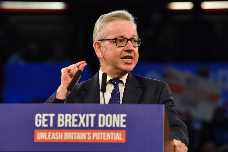 Michael Gove og resten af den britiske regering vil insistere på handelsaftale med EU inden for et år og udelukker forlængelse. Foto: Ben Stansall/Ritzau Scanpix