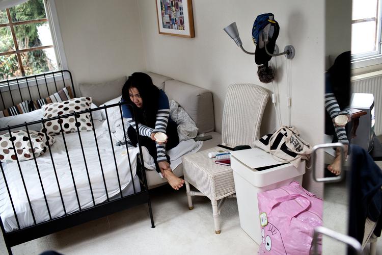  Langt de fleste au pairer kommer fra Filippinerne, viser ny rapport. Som Ranjaye R., der for nogle år siden arbejdede som au pair hos en familie i Dragør, hvor Politiken var på besøg.  Foto: Lars Just (arkiv)/POLFOTO