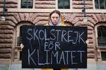 Karla Løkke har sin debut på teaterscenen med rollen som Greta Thunberg i ny forestilling.  Foto: Emil Rostrup