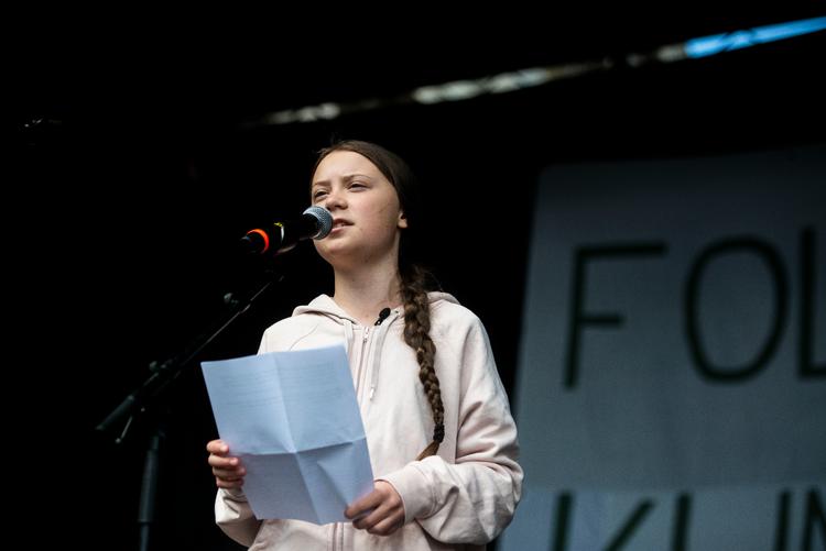 Klimaaktivist Greta Thunberg er et forbillede for mange, ældre som unge. Arkivfoto Stine Tidsvilde