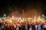 Da organisation Unite the Right mødtes i den amerikanske  by Charlottesville i august 2017, forbød Airbnb udlejning til medlemmerne.   Foto: Stephanie Keith/Ritzau Scanpix
