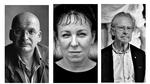 Den irske forfatter Roddy Doyle var med til at sætte skub i successen for 'Say Nothing' med sin anmeldelse, og bogen figurerer flere steder som en af årets bedste bøger. Også Olga Tokarczuk sælger godt, i Sverige, efter at hun fik Nobelprisen i Litteratur. Det samme kan man ikke helt sige om hendes med-prismodtager, Peter Handke.  Foto: Random House Publishing, Tt News Agency/Ritzau Scanpix