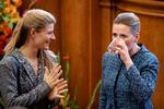 
Folketingets åbning. Uddannelses- og forskningsminister Ane Halsboe-Jørgensen og Statsminister Mette Frederiksen.
















   Foto: Jens Dresling/POLFOTO