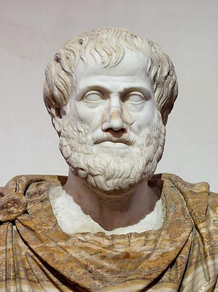 Den græske tænker Aristoteles pegede på forbindelsen mellem god ledelse og god moral.  Ludovisi Collection 