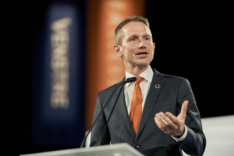 Kristian Jensen taler på Venstres landsmøde i november.  Foto: Claus Bonnerup/Claus Bonnerup