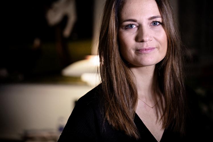 Berlingskes chefredaktør Mette Østergaard kalder sin au pair »min helt i hverdagen«, og har en bøn til udlændinge- og integrationsminister Mattias Tesfaye (S) om ikke at lave for meget om på au pair-ordningen, før der er gode alternativer på plads. 
 Foto: Martin Lehmann/POLFOTO