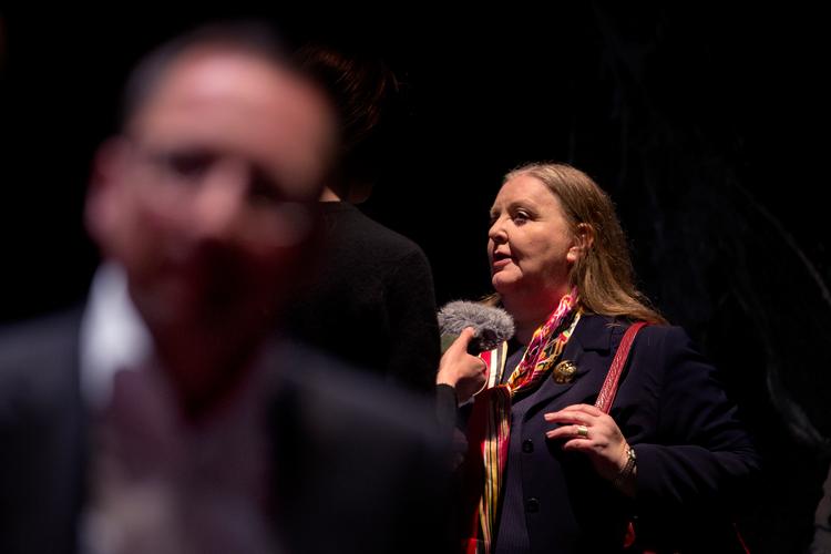 Lisbeth Knudsen, da hun præsenterede sæson 2016-17 på Det Kongelige Teater.
   Foto: Finn Frandsen/POLFOTO