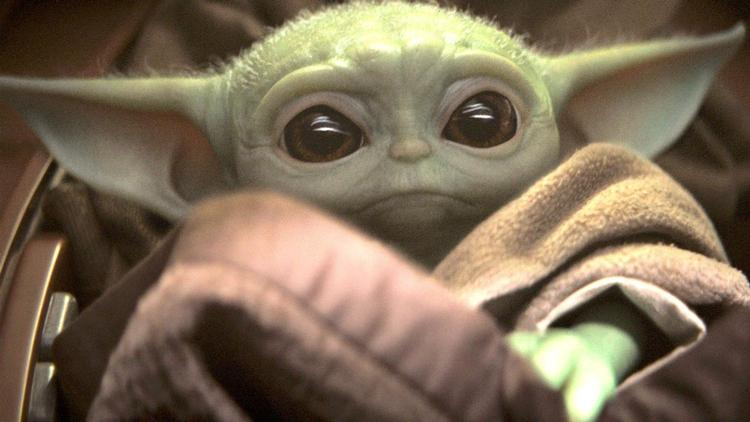 Baby Yoda har bl.a. været inspiration til mange, mange memes . Foto: Disney Plus