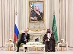 Ruslands præsident, Vladimir Putin, og Saudi-Arabiens kronprins,  Mohammed bin Salman, kan få store problemer, hvis olie bliver mindre efterspurgt. 
   Foto: Sputnik/Ritzau Scanpix