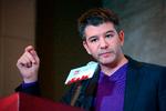 Travis Kalanick har stiftet tre selskaber. Det første gik konkurs, det andet blev solgt for 130 millioner, og det tredje, Uber, forlader han efter nytår med 2,5 milliarder dollar.  Foto: Wang Zhao/Ritzau Scanpix