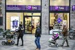 Fire mænd røvede fredag eftermiddag en Telia-butik i Fredericia. Butikken her er i København. Foto: Stine Bidstrup/POLFOTO
