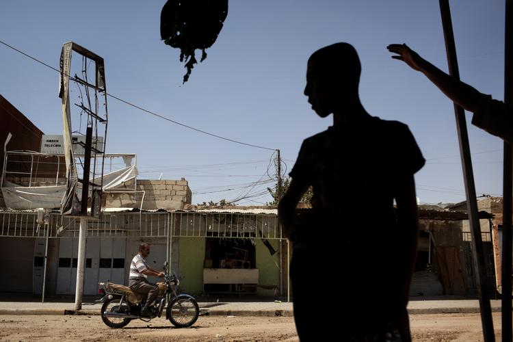 Byen Kirkuk ligger i udkanten af det kurdiske område i Irak.  Foto: Peter Hove Olesen/POLFOTO