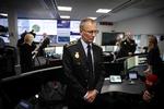 Sådan ser Rigspolitiets nationale situations- og operationscenter i Glostrup ud. Men de fleste i Rigspolitiet beskæftiger sig faktisk ikke med decideret politiarbejdet. Foto: Jens Dresling/POLFOTO