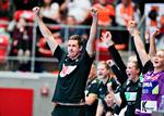 
Mathias Madsen følte sig presset i jobbet for et par måneder siden. Nu har han skaffet Herning-Ikast den første titel i fire år - og kostet Jan Pytlick jobbet. Foto: Henning Bagger/Ritzau Scanpix