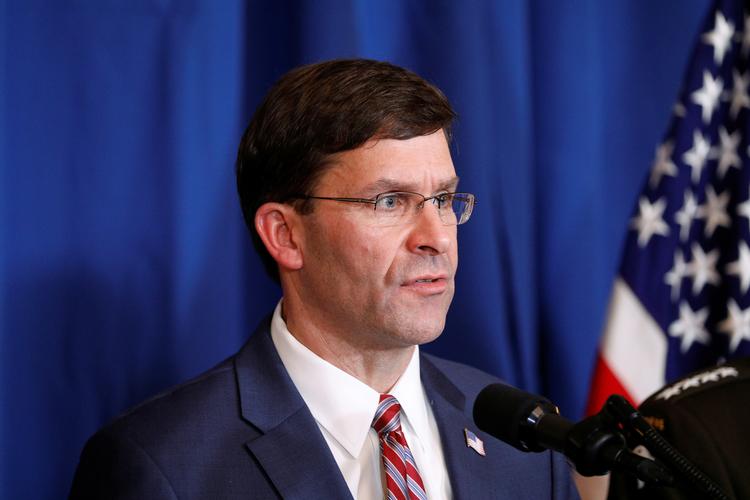 USA's forsvarsminister Mark Esper siger i aften dansk tid, at USA vil sende tropper til Irak i kølvandet på angreb på den amerikanske ambassade i landet. Foto: Tom Brenner/Ritzau Scanpix