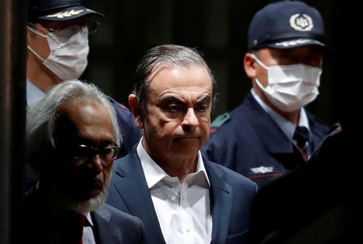 Carlos Ghosn sad i husarrest i Japan for svindel men er flygtet ud af landet. Foto: Issei Kato/Ritzau Scanpix