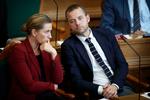 Folketingets åbningsdebat. Statsminister Mette Frederiksen (S) og Radikales formand Morten Østergaard.
   Foto: Jens Dresling/POLFOTO