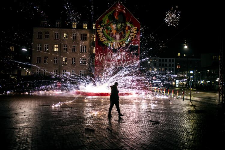 Antallet af skader fra fyrværkeri omkring nytårsaften ligger nogenlunde på niveau med året før. Foto: Jens Hartmann Schmidt/POLFOTO