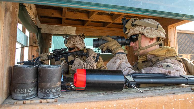 USA øger antallet af soldater i Mellemøsten efter blandt andet angrebet på den amerikanske ambassade i Irak og optrapningen af konflikten med Iran, hvor USA har dræbt en iransk general. Foto: Us Marines/Ritzau Scanpix