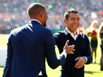 Efter pæn succes som træner i europæisk fodbold skifter Giovanni van Bronckhorst (th.) nu til kinesisk fodbold.  Foto: Michael Kooren/Ritzau Scanpix