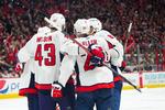 Lars Eller fra Washington Capitals (20) havde en vigtig rolle, da hans hold natten til lørdag dansk tid vandt i NHL.   Foto: James Guillory/Ritzau Scanpix