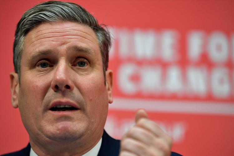 Keir Starmer, der tilhører det britiske Labours moderate fløj, ses som favorit til at blive ny partileder. Foto: Ben Stansall/Ritzau Scanpix