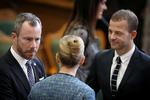 Jakob Ellemann-Jensen, statsminister Mette Frederiksen og Radikales Morten Østergaard ved Folketingets åbning sidste år. 
















   Foto: Jens Dresling/POLFOTO