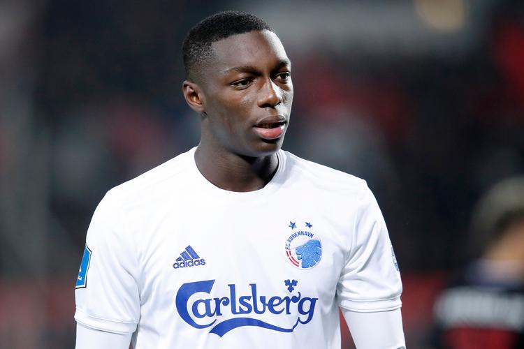  Mohamed Daramy var kun 16 år og 329 dage gammel, da han debuterede for FCK i Superligaen 2. december 2018 mod  Horsens.  Foto: Jens Dresling/POLFOTO