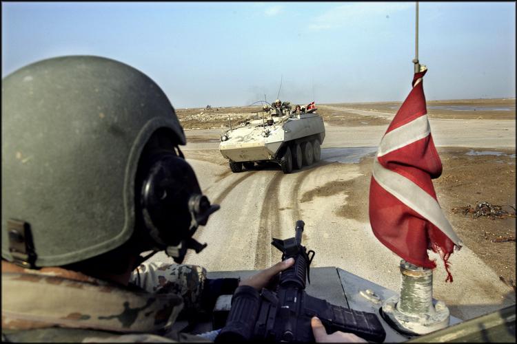 Danske soldater i Irak. Danmark arbejder for at nedtrappe konflikten, siger udenrigsminister Jeppe Kofod om situationen i Irak og Iran. Arkivfoto Foto: Henning Bagger/Ritzau Scanpix