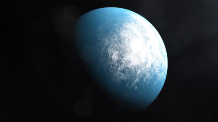 Nasa har frigivet et billede, der illustrerer TOI 700 d. Foto: Handout/Ritzau Scanpix