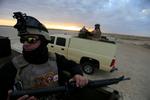 En irakisk soldat ses her på basen i slutningen af december. Foto: Thaier Al-sudani/Ritzau Scanpix