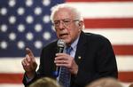 Bernie Sanders langer ud efter Trumps kurs i Mellemøsten. Foto: Stephen Maturen/Ritzau Scanpix