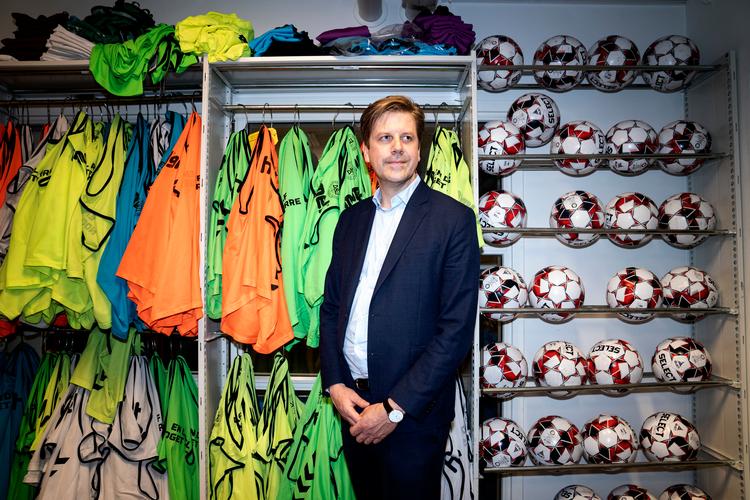 Jakob Jensen vil stille sig på tæer,  for at nå de højeste mål på alle niveauer i fodbold.   Foto: Ida Guldbæk Arentsen/Ritzau Scanpix