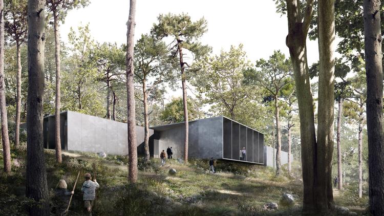 Sådan ser vinderforslaget fra AART Architects ud.  Visualisering Aart Architects / Nordjyllands Historiske Museum