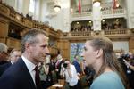 Mette Frederiksen er åben over for Kristian Jensens reformforslag, som kostede ham ordførerskab i Venstre.
Her ses de to sammen til    Folketingets åbning i 2018. Foto: Jens Dresling/POLFOTO