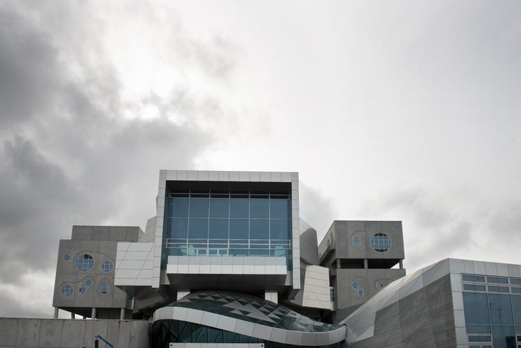 I Aalborg fremhæver man blandt andet arkitektur og kultur som det udenlandske journalister interesserer sig for, når de besøger byen. Her  Musikkens Hus. Foto: Joachim Ladefoged/POLFOTO